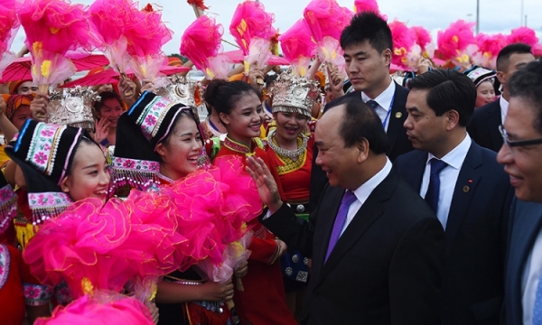 Thủ tướng đến Quảng Tây dự CAEXPO và CABIS